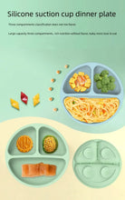 Charger l'image dans la galerie, Assiette Bébé en Silicone – Antidérapante avec Ventouse