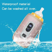 Charger l'image dans la galerie, Chauffe-biberon USB portable – Housse isotherme avec écran LCD
