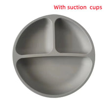 Charger l'image dans la galerie, Assiette Bébé en Silicone – Antidérapante avec Ventouse