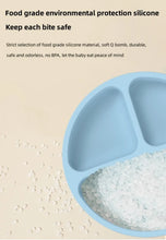 Charger l'image dans la galerie, Assiette Bébé en Silicone – Antidérapante avec Ventouse