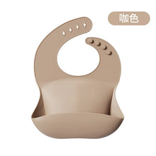Charger l'image dans la galerie, Bavoir Bébé en Silicone – Imperméable avec Pochette Collectrice
