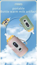 Charger l&#39;image dans la galerie, Chauffe-biberon USB portable – Housse isotherme avec écran LCD
